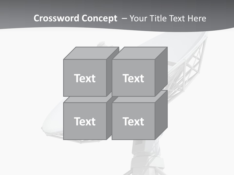 Broadcasting Wireless Isolated PowerPoint Template