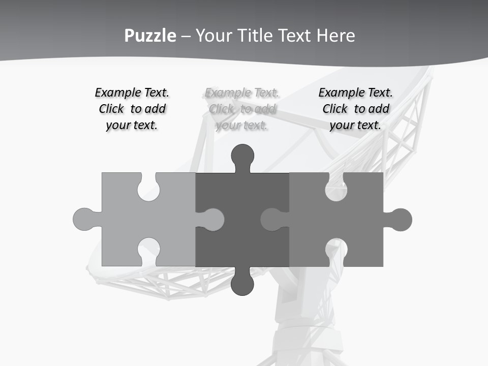 Broadcasting Wireless Isolated PowerPoint Template