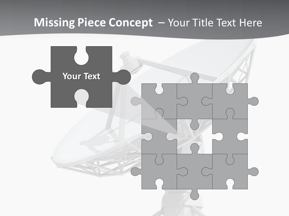 Broadcasting Wireless Isolated PowerPoint Template