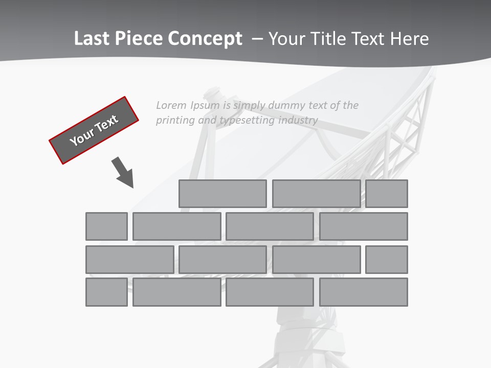 Broadcasting Wireless Isolated PowerPoint Template