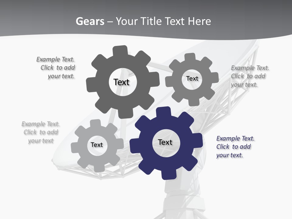 Broadcasting Wireless Isolated PowerPoint Template