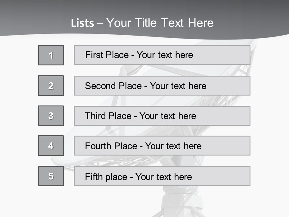 Broadcasting Wireless Isolated PowerPoint Template