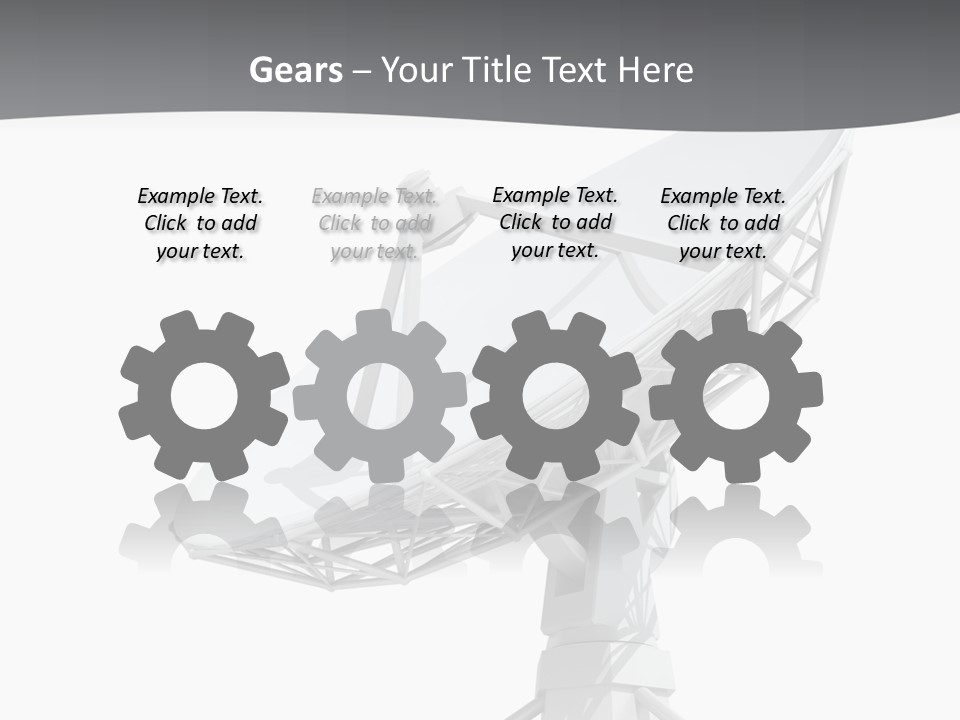 Broadcasting Wireless Isolated PowerPoint Template