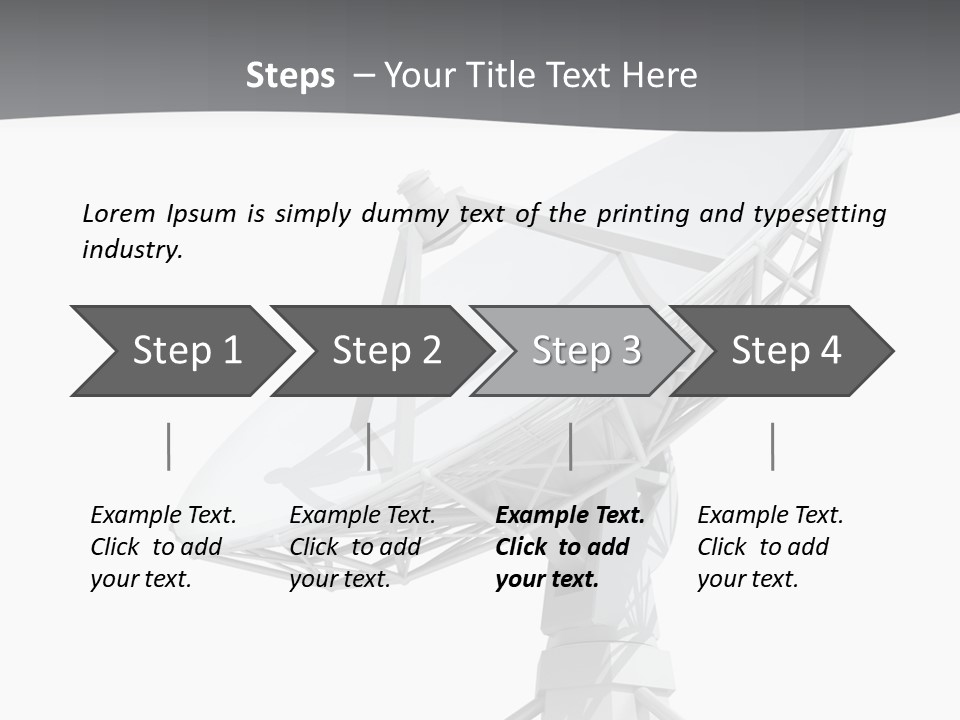 Broadcasting Wireless Isolated PowerPoint Template