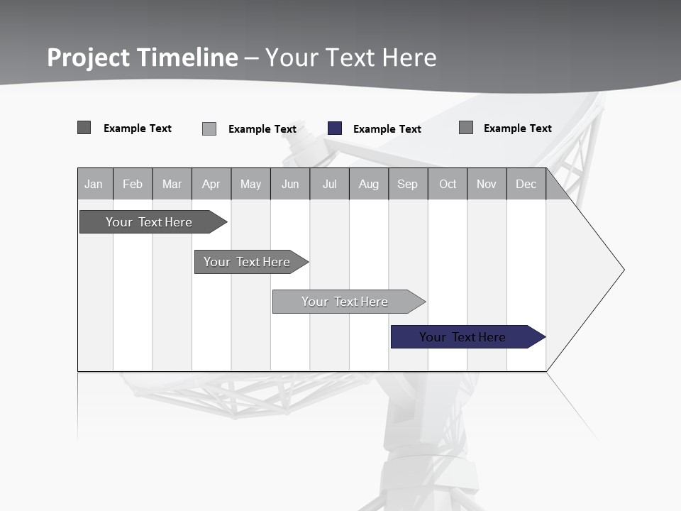 Broadcasting Wireless Isolated PowerPoint Template