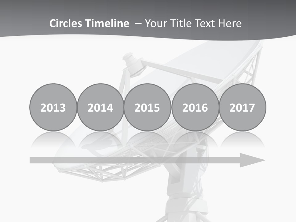 Broadcasting Wireless Isolated PowerPoint Template