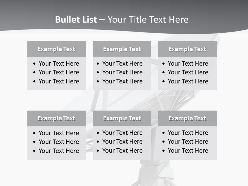 Broadcasting Wireless Isolated PowerPoint Template