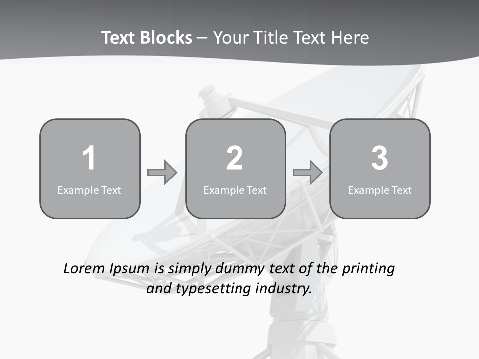 Broadcasting Wireless Isolated PowerPoint Template
