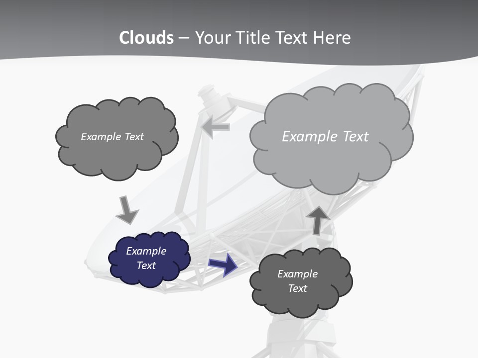 Broadcasting Wireless Isolated PowerPoint Template