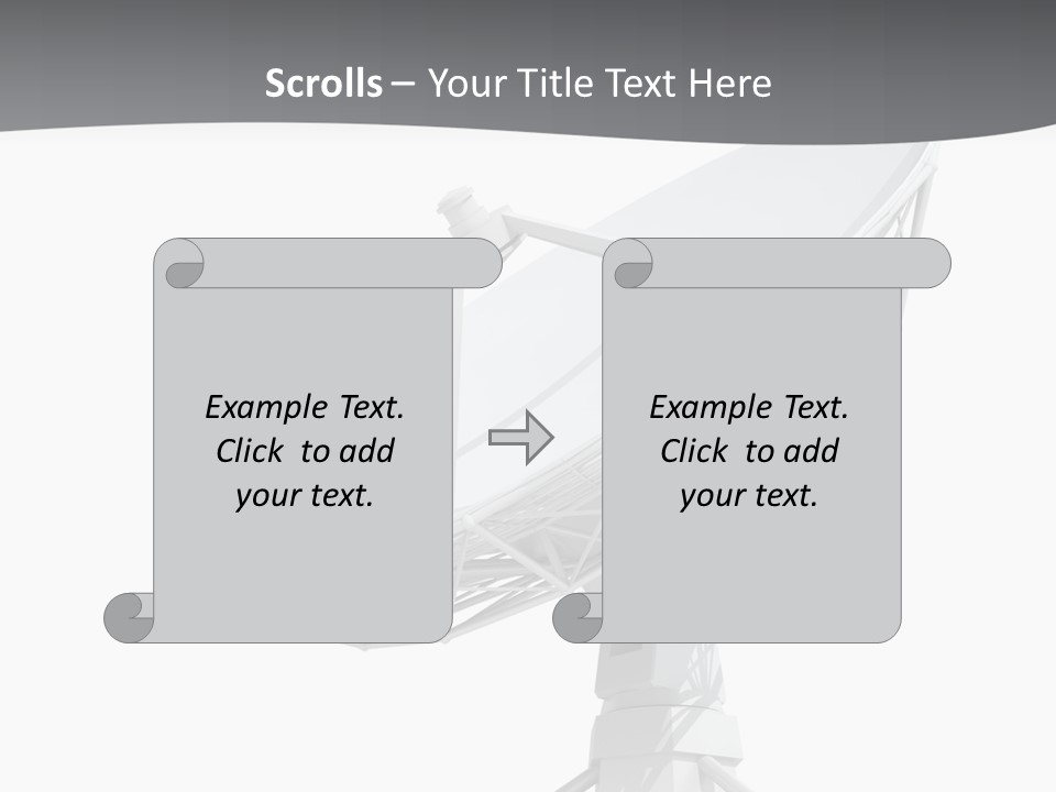 Broadcasting Wireless Isolated PowerPoint Template
