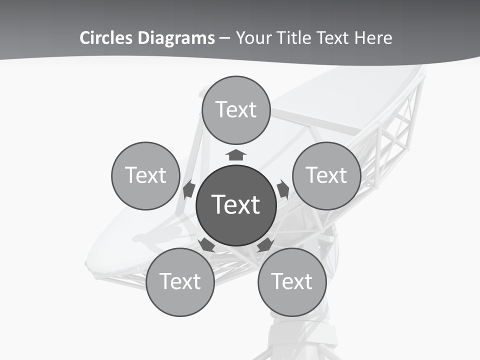 Broadcasting Wireless Isolated PowerPoint Template