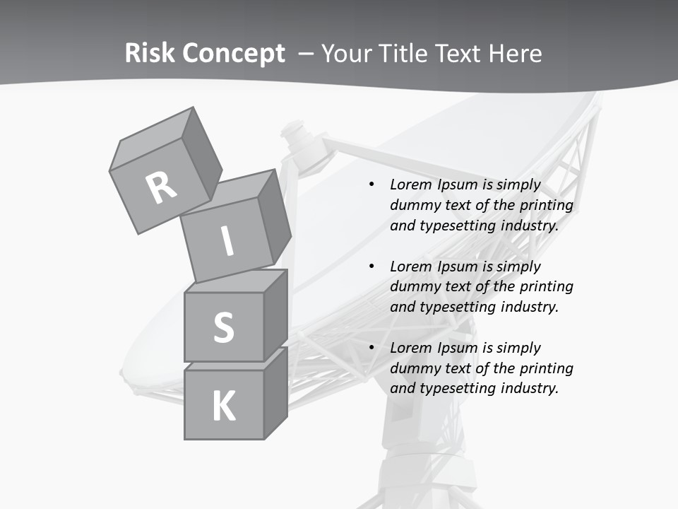 Broadcasting Wireless Isolated PowerPoint Template