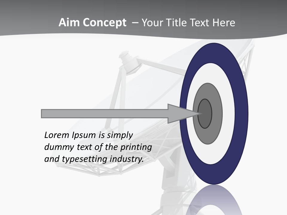 Broadcasting Wireless Isolated PowerPoint Template