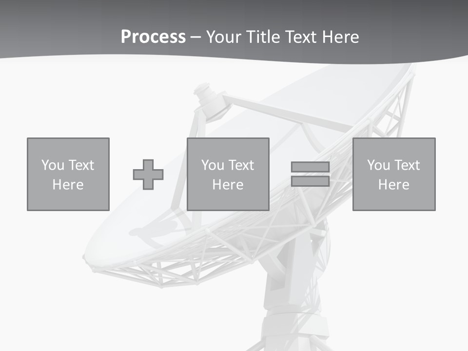 Broadcasting Wireless Isolated PowerPoint Template