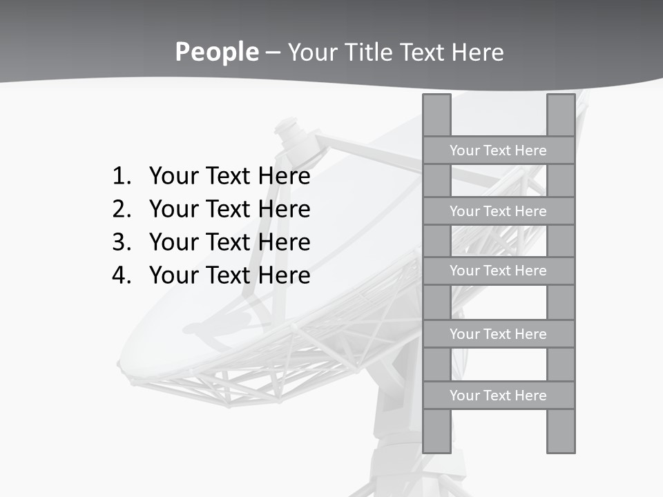 Broadcasting Wireless Isolated PowerPoint Template