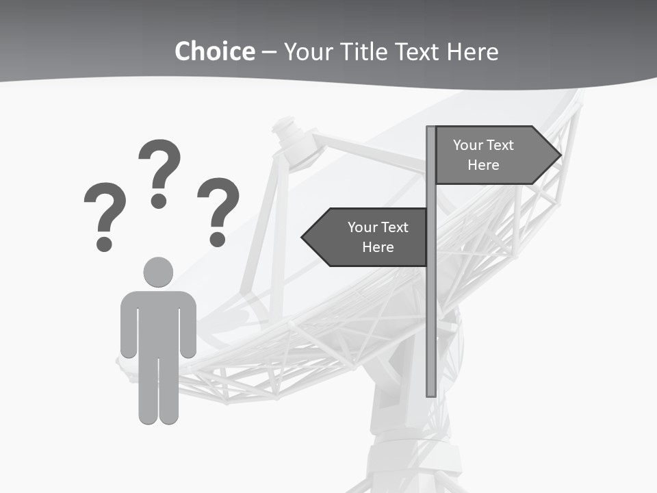 Broadcasting Wireless Isolated PowerPoint Template
