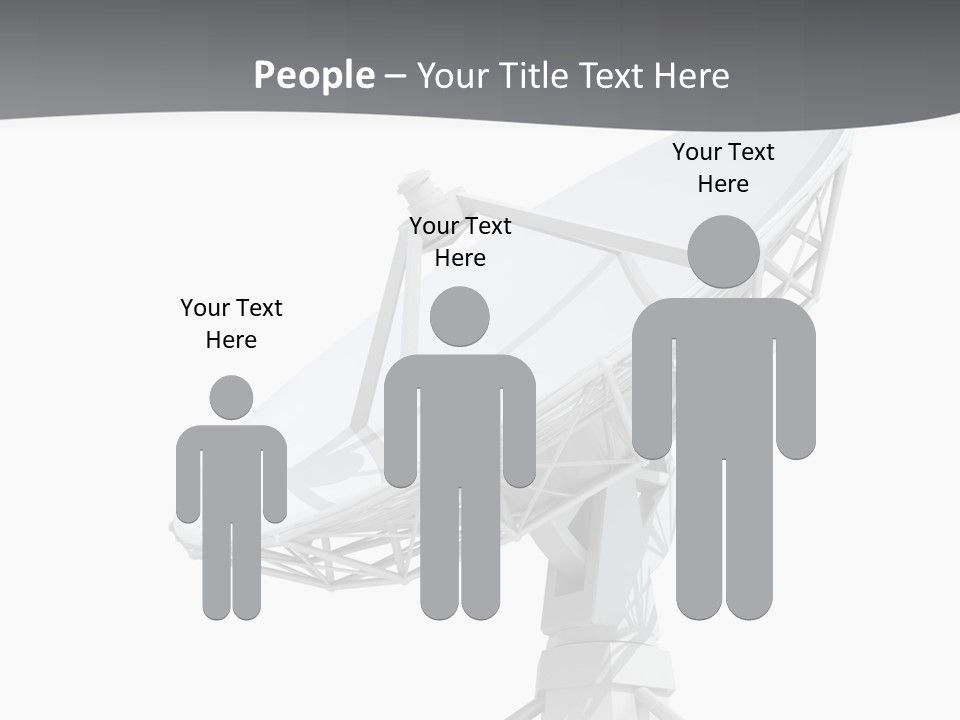 Broadcasting Wireless Isolated PowerPoint Template