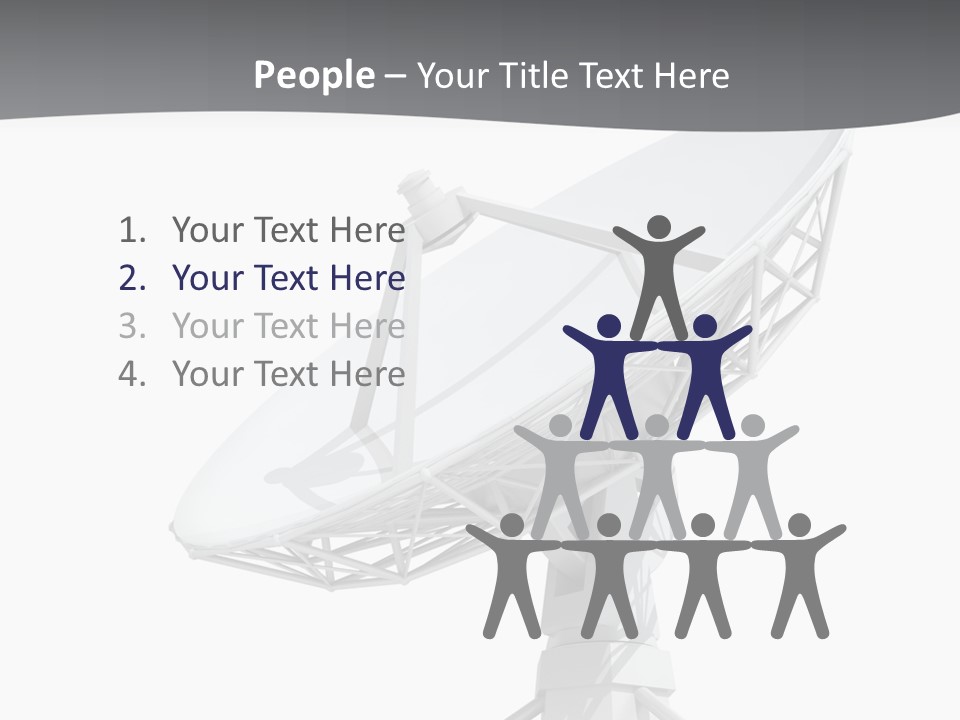 Broadcasting Wireless Isolated PowerPoint Template