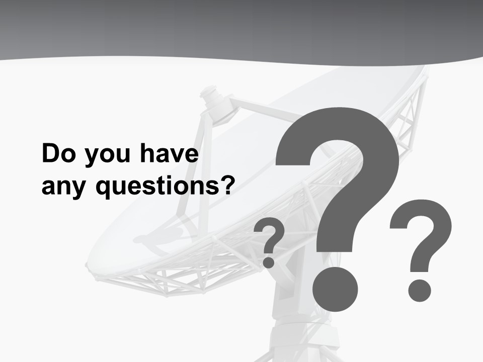 Broadcasting Wireless Isolated PowerPoint Template