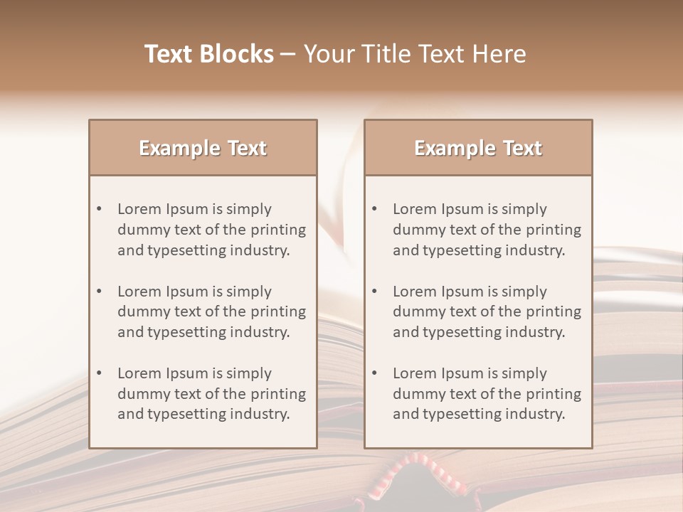Obsolete Read Decor PowerPoint Template