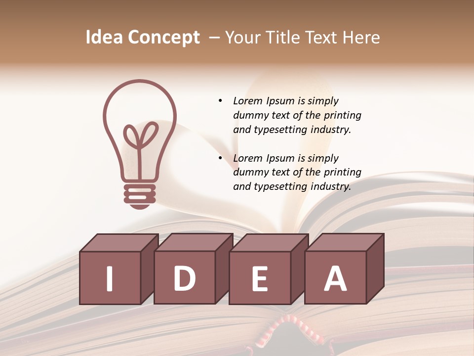 Obsolete Read Decor PowerPoint Template