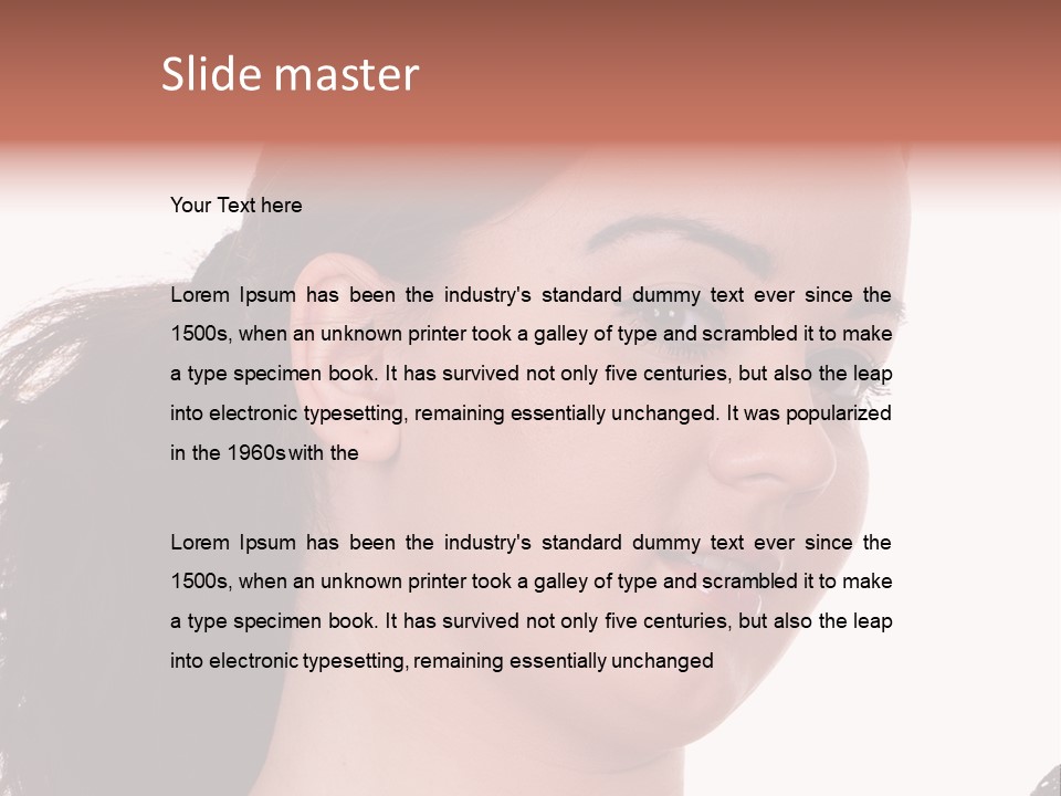 Obesity White People PowerPoint Template