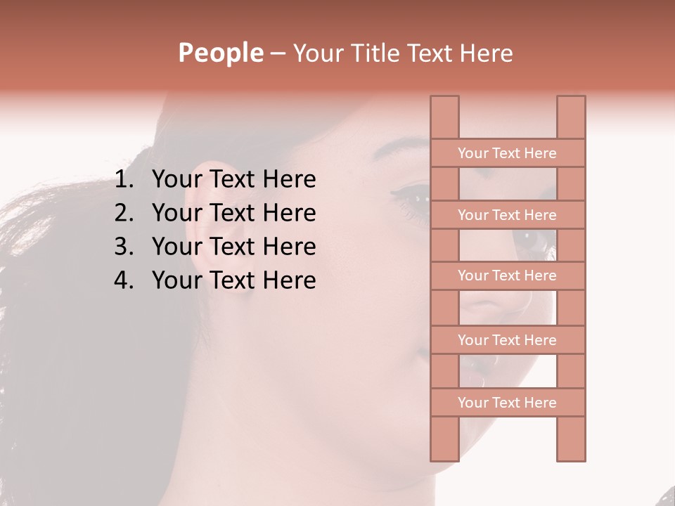 Obesity White People PowerPoint Template