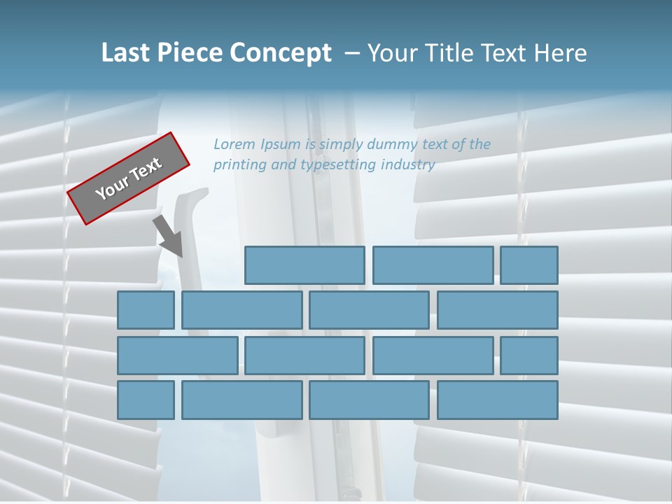 Textured Perspective Pattern PowerPoint Template