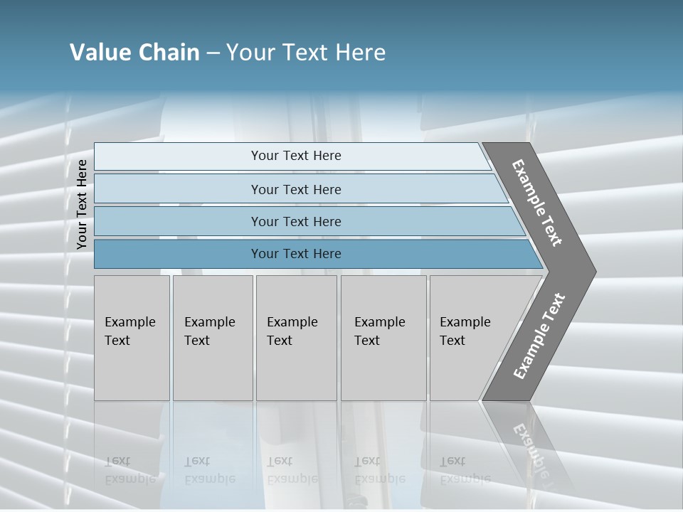Textured Perspective Pattern PowerPoint Template