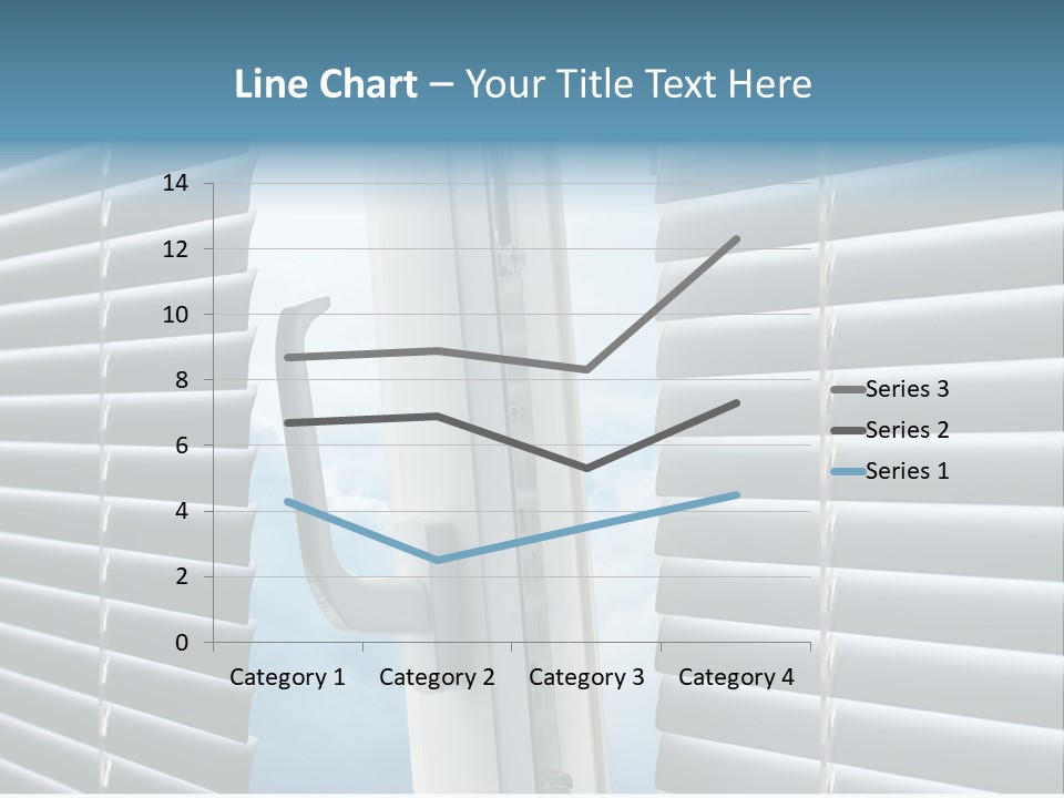 Textured Perspective Pattern PowerPoint Template