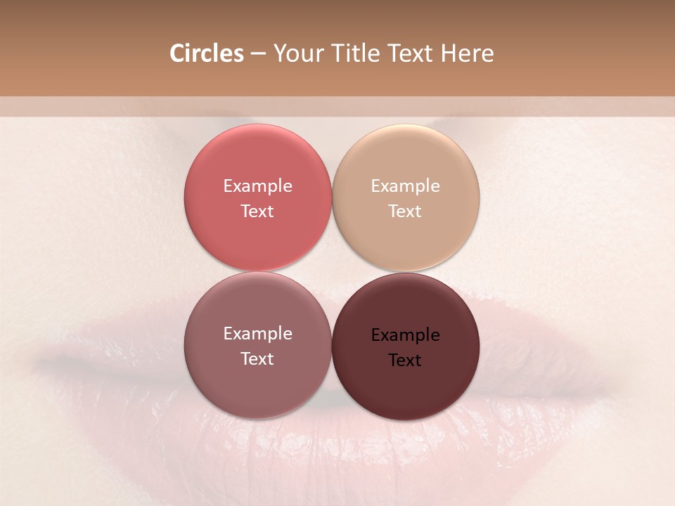 Colorful Close Cosmetics PowerPoint Template