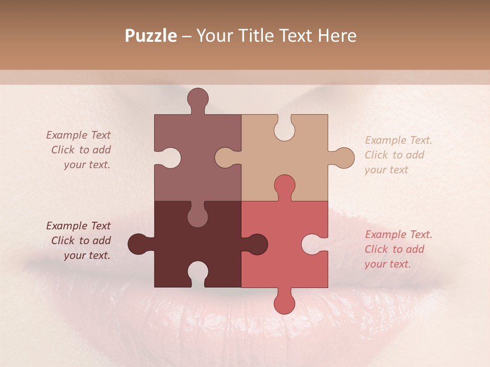 Colorful Close Cosmetics PowerPoint Template