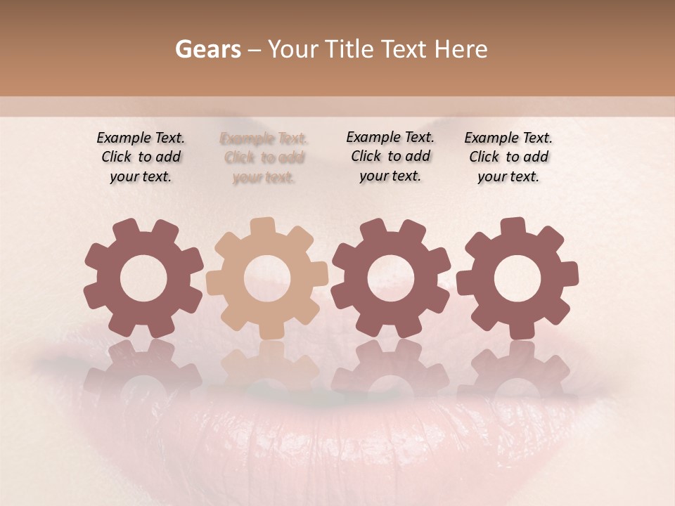 Colorful Close Cosmetics PowerPoint Template
