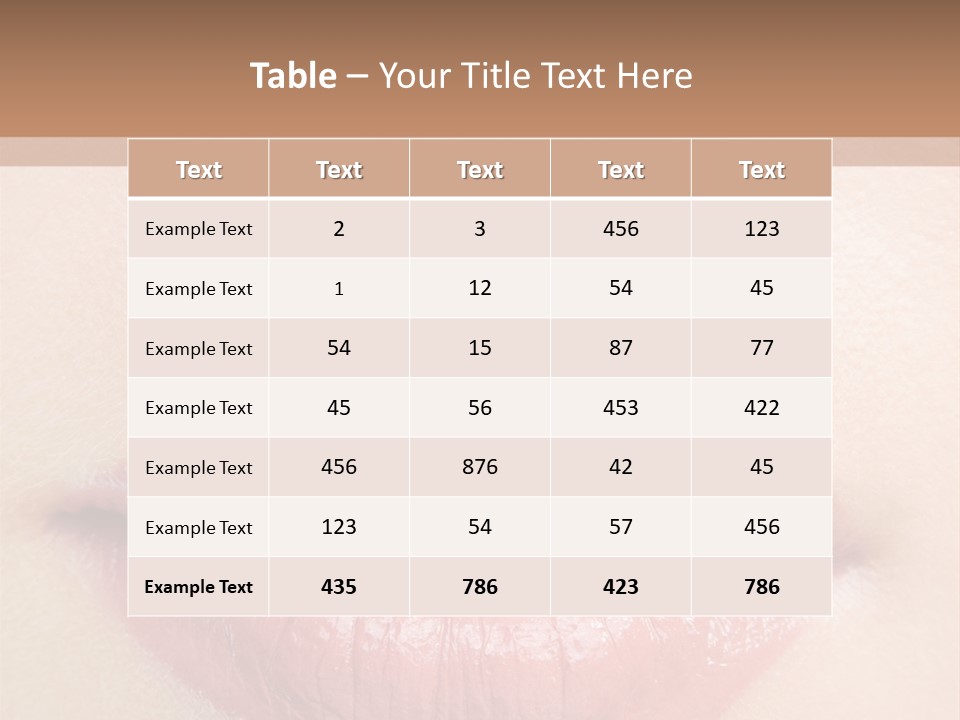 Colorful Close Cosmetics PowerPoint Template