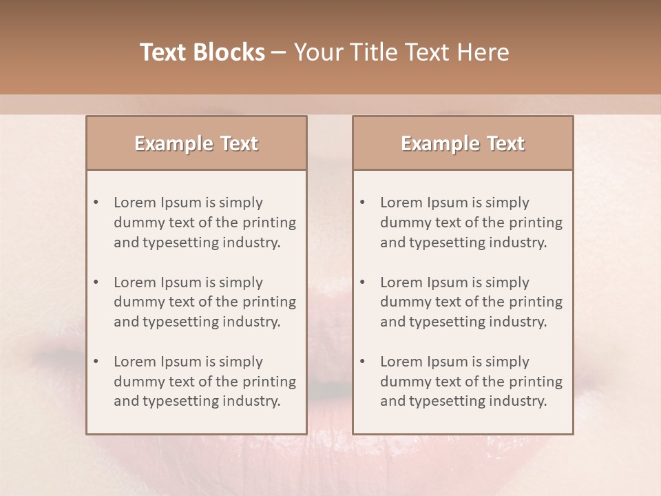 Colorful Close Cosmetics PowerPoint Template