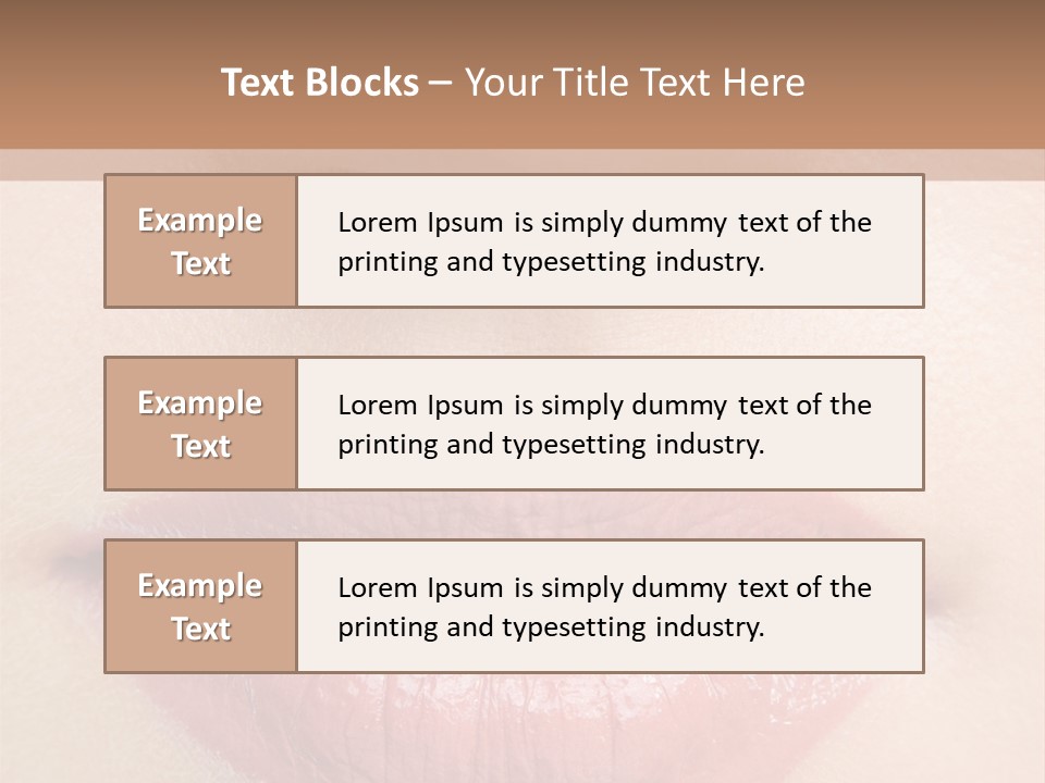 Colorful Close Cosmetics PowerPoint Template
