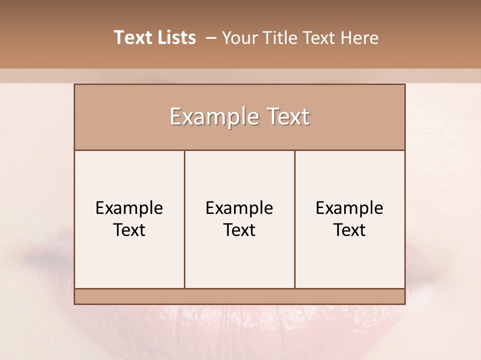 Colorful Close Cosmetics PowerPoint Template