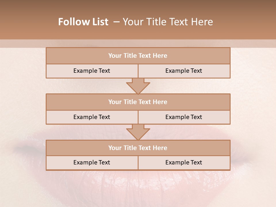 Colorful Close Cosmetics PowerPoint Template