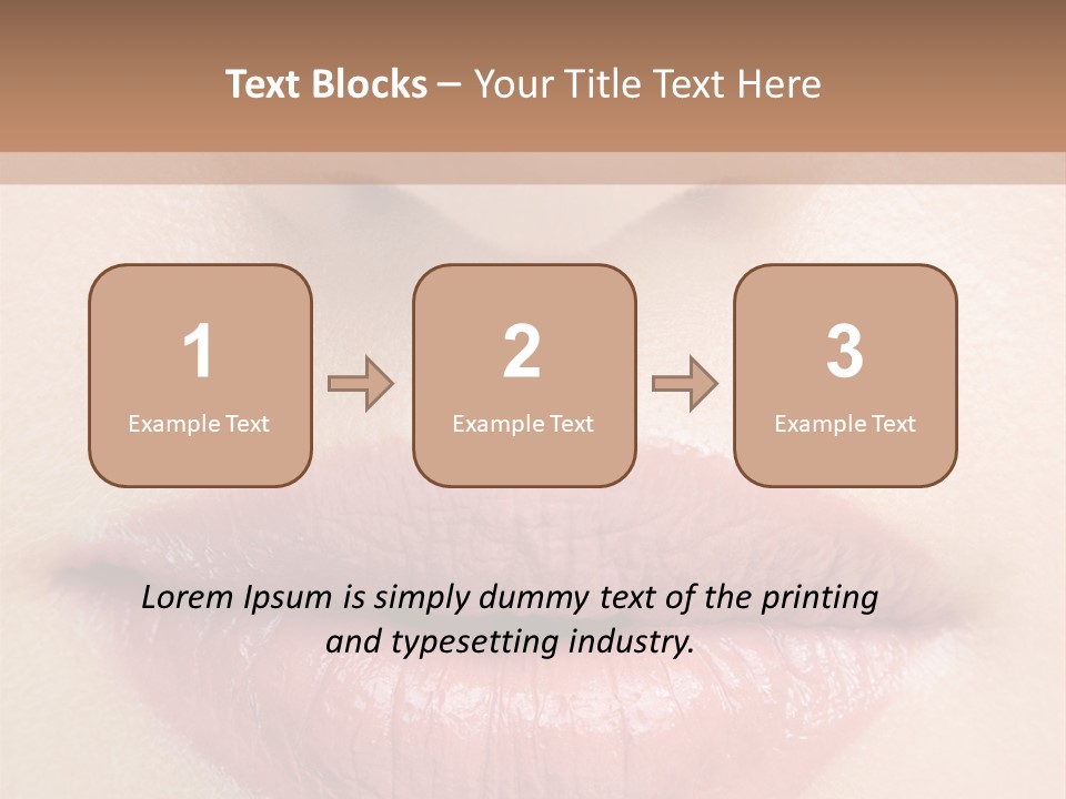 Colorful Close Cosmetics PowerPoint Template