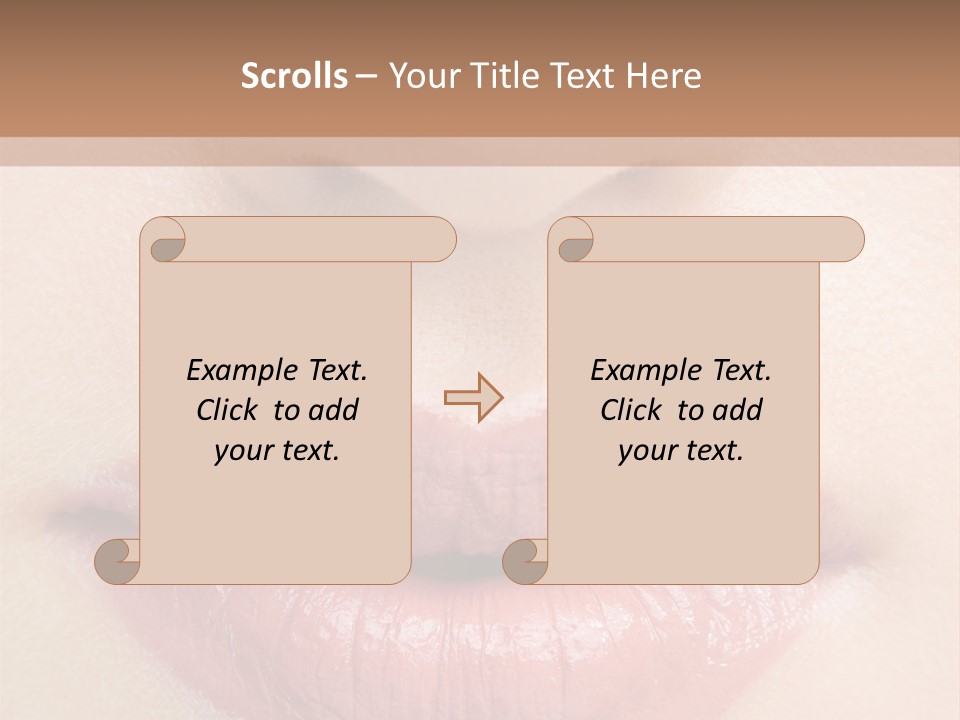 Colorful Close Cosmetics PowerPoint Template