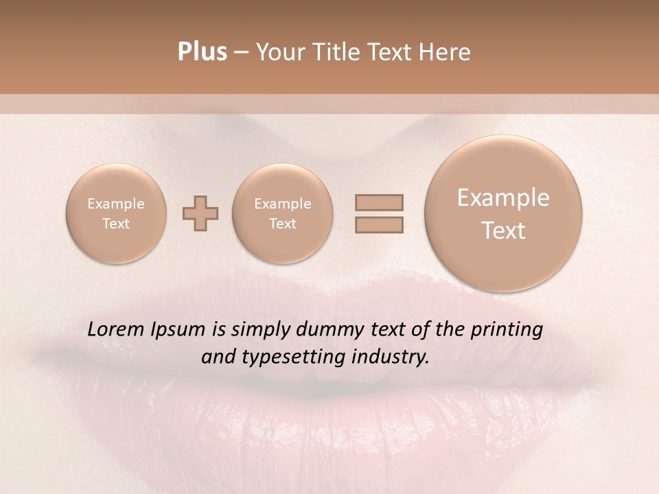 Colorful Close Cosmetics PowerPoint Template