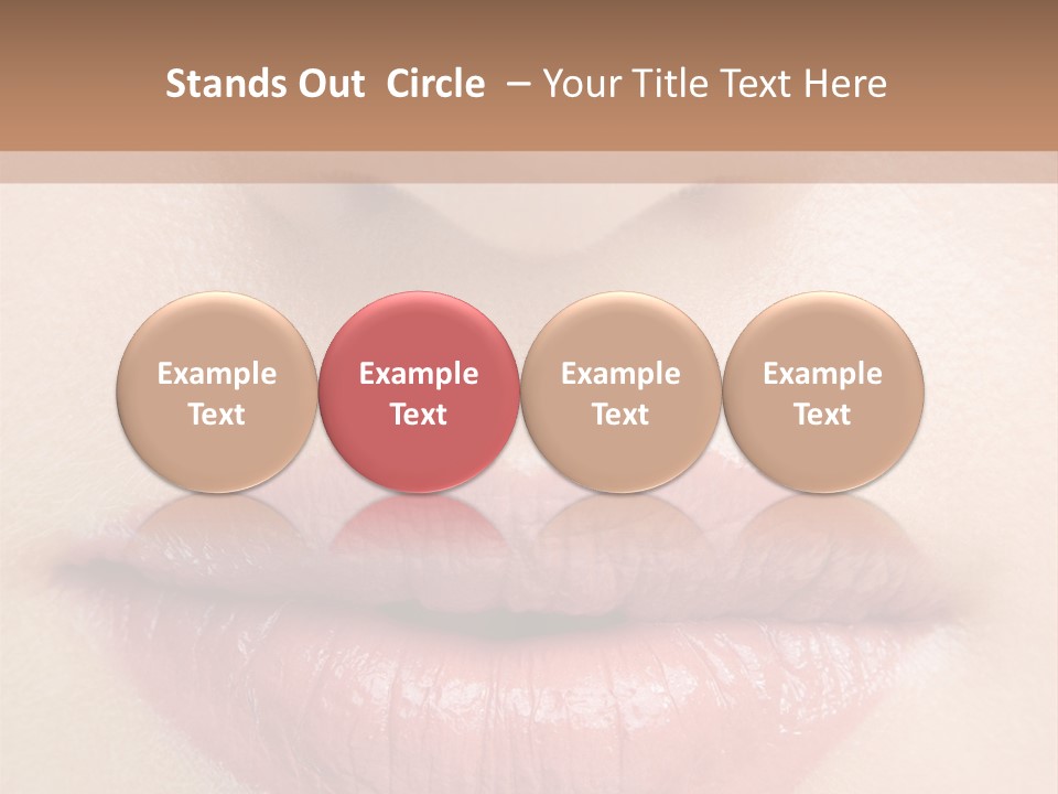 Colorful Close Cosmetics PowerPoint Template