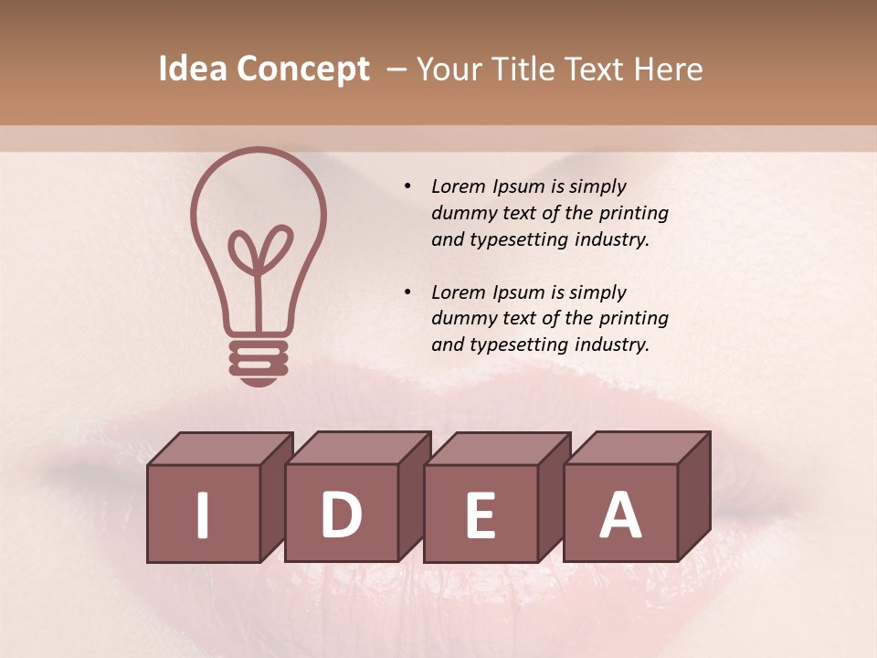 Colorful Close Cosmetics PowerPoint Template