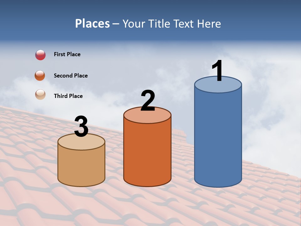 Ceramic Estate House PowerPoint Template