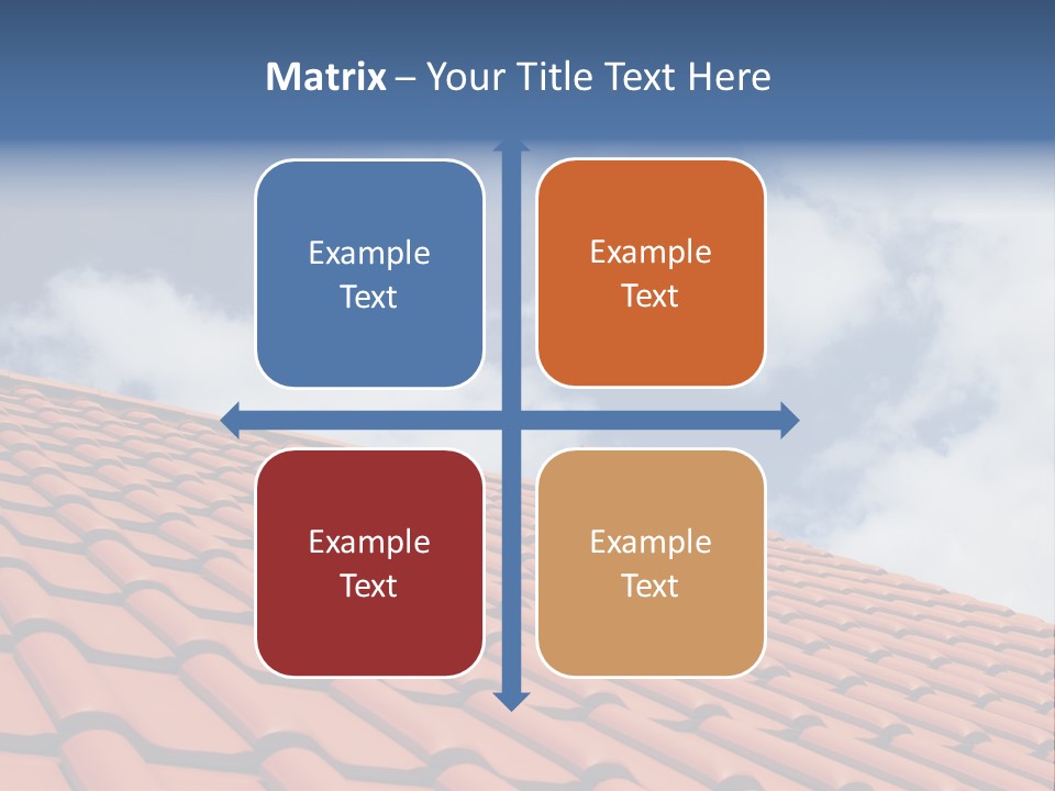 Ceramic Estate House PowerPoint Template