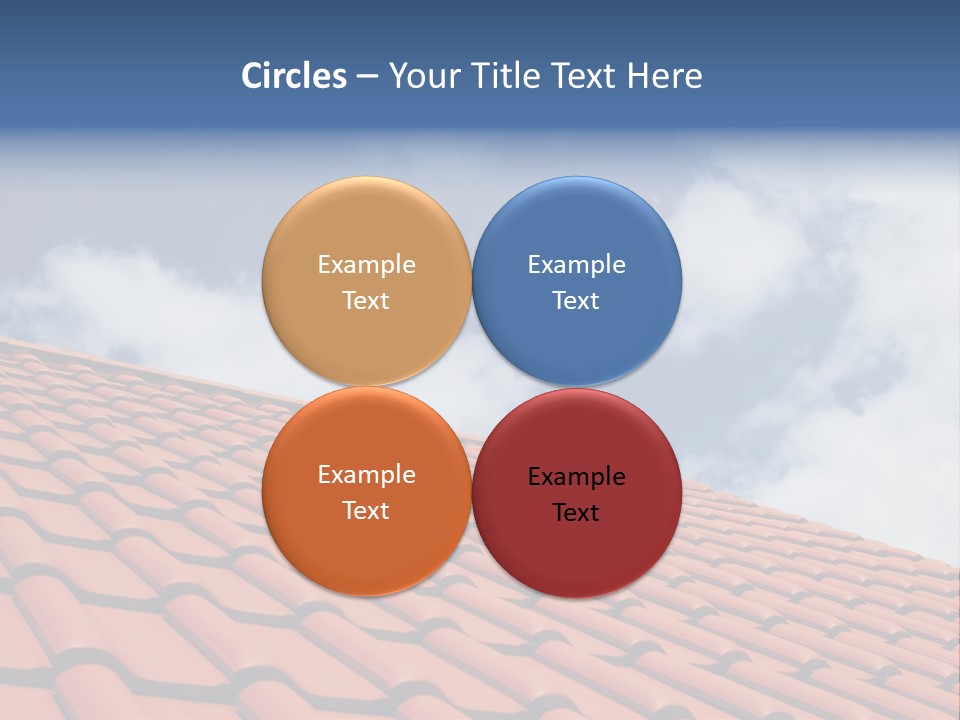 Ceramic Estate House PowerPoint Template