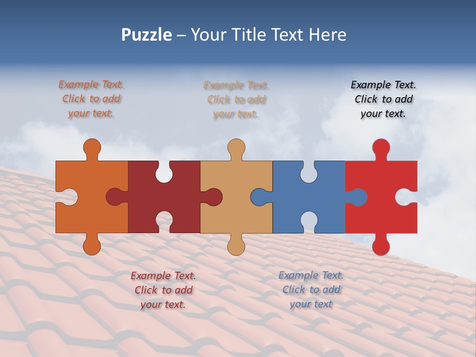 Ceramic Estate House PowerPoint Template