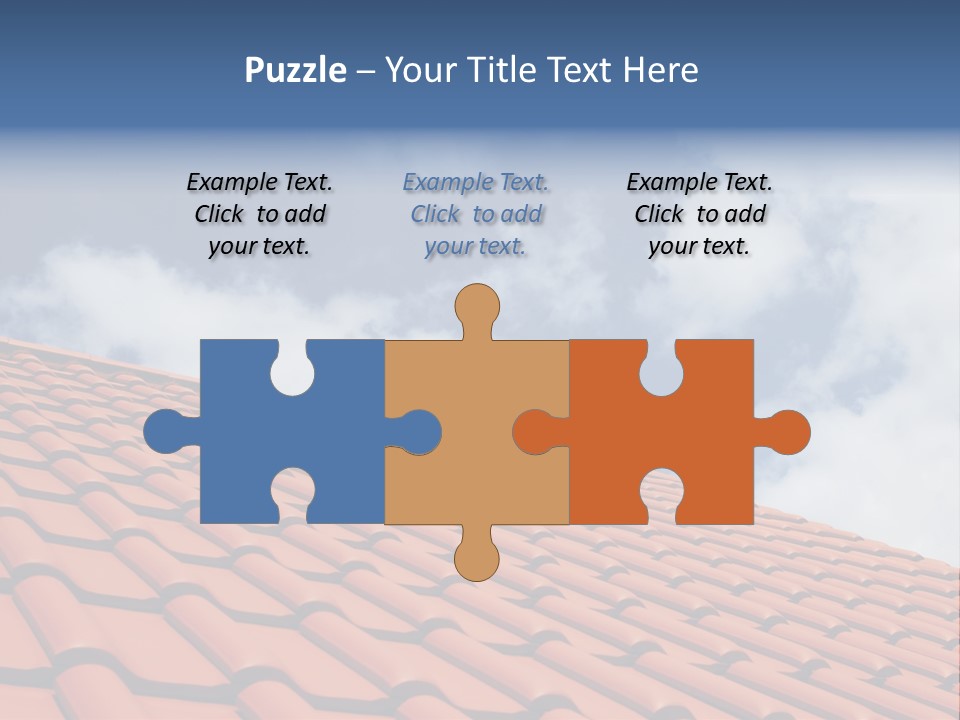 Ceramic Estate House PowerPoint Template