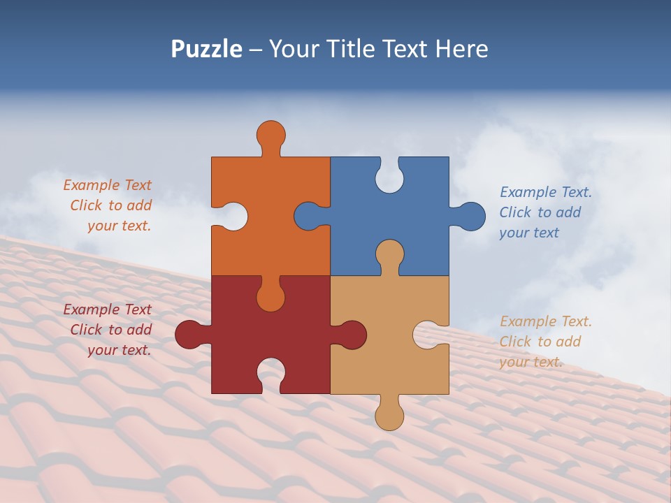 Ceramic Estate House PowerPoint Template