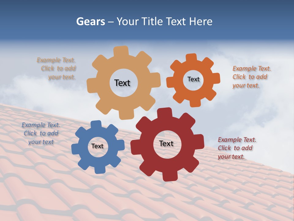 Ceramic Estate House PowerPoint Template